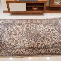 قالیچه ۳ متری پشم و ابریشم ریزبافت
