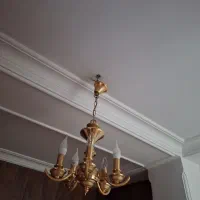 ۴ عدد لوستر برنجی با روکش آبکاری طلایی