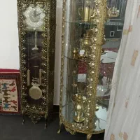 بوفه ساعت برنزی آنتیک