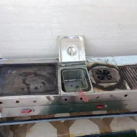 فر ساندویچی ومنقل کباب پزی