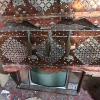 تلویزیون مبله صندوقچه قدیمی