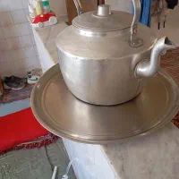 لوازم خانگی.کتری ۱۰ لیتری با سینی استیل|قوری، کتری، قهوه‌ساز دستی|اسدآباد, |دیوار