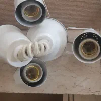 فروش لوستر فلزی سقفی سه شاخه