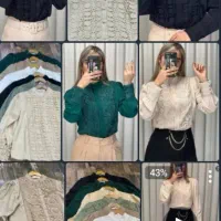 دنیای شومیز مجلسی گیپور ترک وارداتی