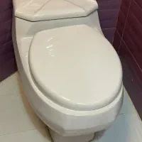 توالت فرنگی درحد نو کاملا سالم باروشوییتوافقی