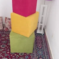 ۳ عدد پاف کنار مبلی
