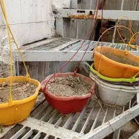 گلدان آویز پلاستیکی