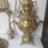 سماور برنزی با ست نونو