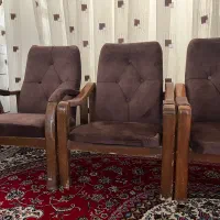 صندلی چوبی اداره