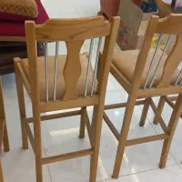 ۴ عدد صندلی اوپن چوب راش بلند|صندلی و نیمکت|ارومیه, |دیوار