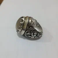 انگشتر عقیق نباتی یمنی کم یاب ، رکاب دستساز|جواهرات|امیدیه, |دیوار