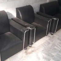 نیم ست چرم مبلمان اداری برای دفترکار در حد نو