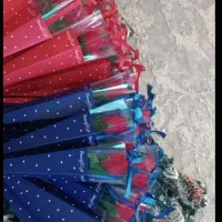 گل رز شاخه ای تکی|گل مصنوعی|میانه, |دیوار