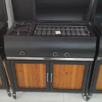 باربیکیو کبابپز چدنی بدنه سنگین ویلا باغ تراس