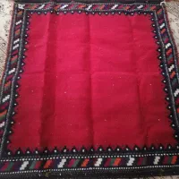 سفره فرش دستباف سنتی|گلیم، جاجیم، گبه|کرمان, |دیوار