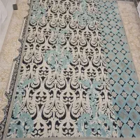 فرش فانتزی آبی رنگ|فرش|خرمدره, |دیوار