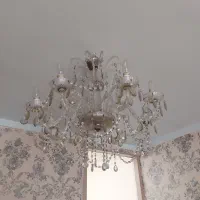 لوستر ۸ شاخه کریستال|لوستر و چراغ آویز|تبریز, |دیوار