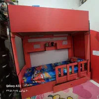 تخت دو طبقه ام دی اف|تخت و سرویس خواب|کرمان, |دیوار