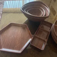 ظروف طرح چوب