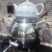 کتری قوری سماوری رو گازی|سماور، چای‌ساز، قهوه‌ساز|قم, نیروگاه|دیوار