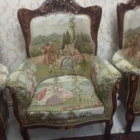 مبل سلطنتی ۹ نفره با سه میز|مبلمان خانگی و میز عسلی|مرند, |دیوار