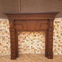 قاب چوبی شومینه