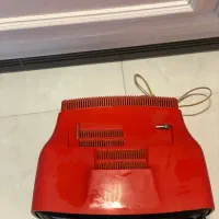 تلویزیون نوستالژی سیاه سفید قدیمی قرمز اکبند نایاب|تلویزیون و پروژکتور|چالوس, |دیوار