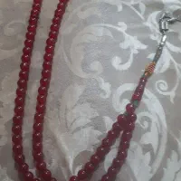 تسبیح سندلوس حدود ۷۰سانت ۱۰۱ دونه ای|کلکسیون اشیاء عتیقه|بروجرد, |دیوار