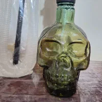 قلیون مسافرتی شیشه ای طرح جمجمه