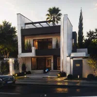 طراحی نقشه و نمای معماری مسکونی تجاری ویلایی