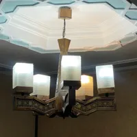 لوستر چوبی مدرن و کلاسیک پنج شاخه و چهار شاخه