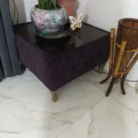 میز جلو مبلی و گلدون کار دست