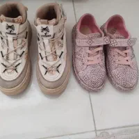 دو جفت کفش .لباس پسرانه و دخترانه