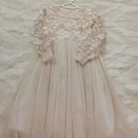 لباس عروس دخترانه وکفش مجلسی