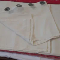 پرده پشت درب تراس|پرده، رانر، رومیزی|برازجان, |دیوار