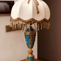 یک جفت آباژور سبک نئوکلاسیک|چراغ خواب و آباژور|شیراز, تاچارا|دیوار