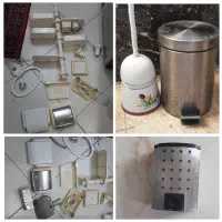 سطل فرچه قفسه شلف حمام جاحوله جامایع دستمال