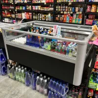 یخچال جزیره فروشگاهی پرده هوا