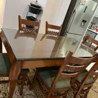 میز نهار خوری ۸ نفره چوب|میز و صندلی غذاخوری|گرگان, |دیوار