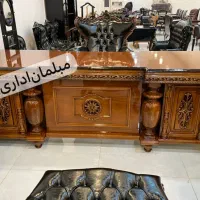 مبلمان‌اداری‌کلاسیک میزسلطنتی مدل سناتورفندقی