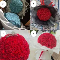 رز روبانی.دسته گل.باکس گل.گل.هدیه|گل مصنوعی|تهران, پاسداران|دیوار