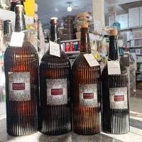 بطری شیشه‌ای،جا آب‌لیمو،ابغوره ضخیم در کرمانشاه