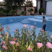 سیمانکاری استخر سرامیک کاری آبندی مجری و زیر قیمت