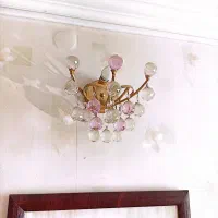 ۲عدد لوستر کریستال ۸شاخه و ۴عدد دیواری کریستال|لوستر و چراغ آویز|کرج, کوی مدرس|دیوار