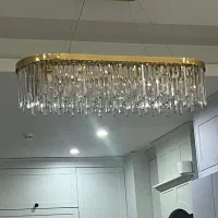 تعدادی وسیله لوستر ساعت رومیزی پرده گل آکواریوم|لوستر و چراغ آویز|اهواز, کیانپارس |دیوار