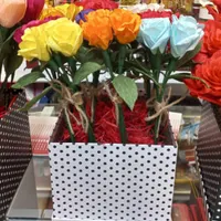 گل های کاغذ کشی