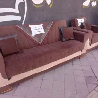 مبل تخت شو با میز عسلی
