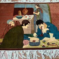 تابلو فرش قدیمی و خاص تبریز|فرش|تهران, تهران‌نو|دیوار