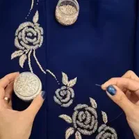 اموزش دوره های جواهر دوزی و نقاشی روی پارچه