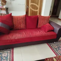 سرویس کامل مبل همراه میز وسط و سه عدد میز عسلی|مبلمان خانگی و میز عسلی|شاهین‌شهر, فردوسی|دیوار